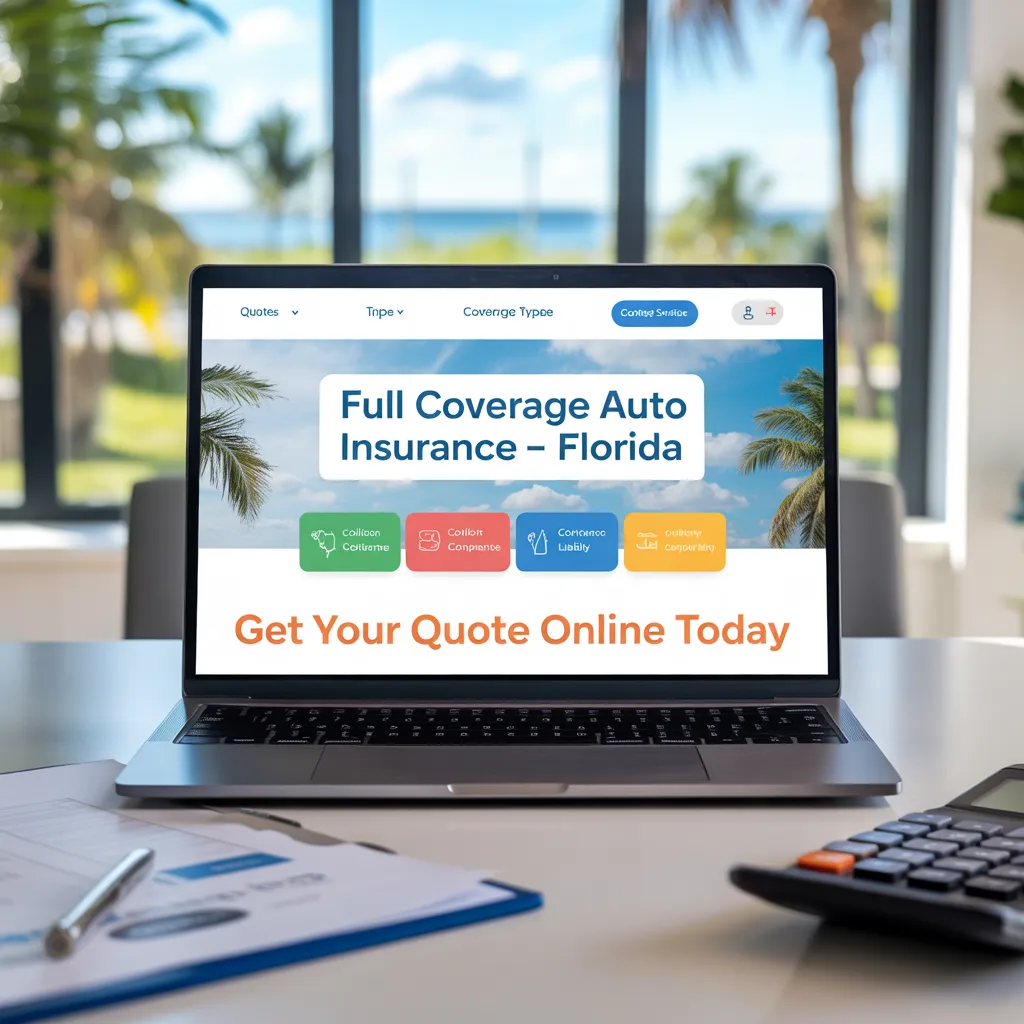Get full coverage auto insurance in Florida online. Compare quotes, explore coverage options, and find affordable policies from top providers instantly.